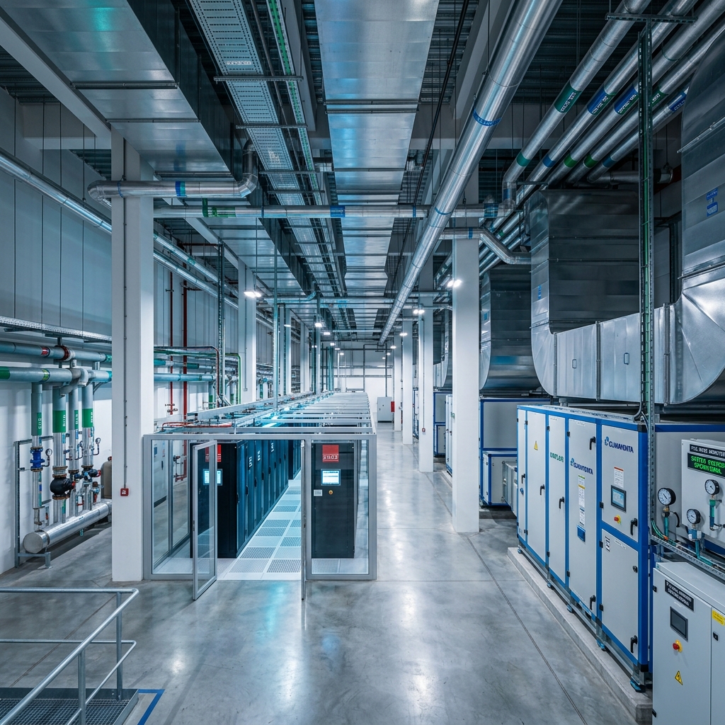 Industrial HVAC cooling systems data center